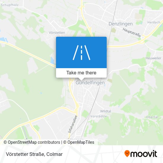 Vörstetter Straße map