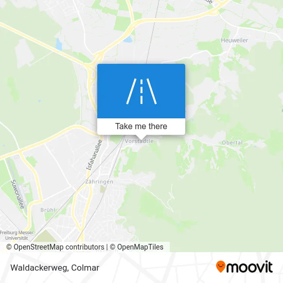 Waldackerweg map