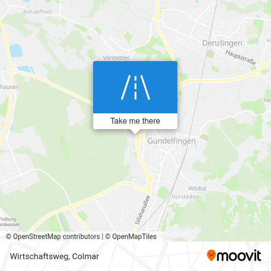 Wirtschaftsweg map