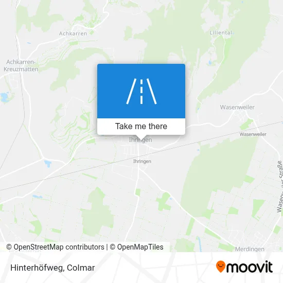 Hinterhöfweg map