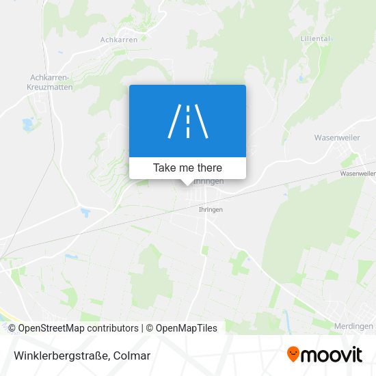 Winklerbergstraße map