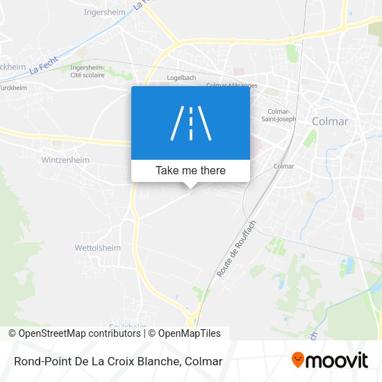 Rond-Point De La Croix Blanche map