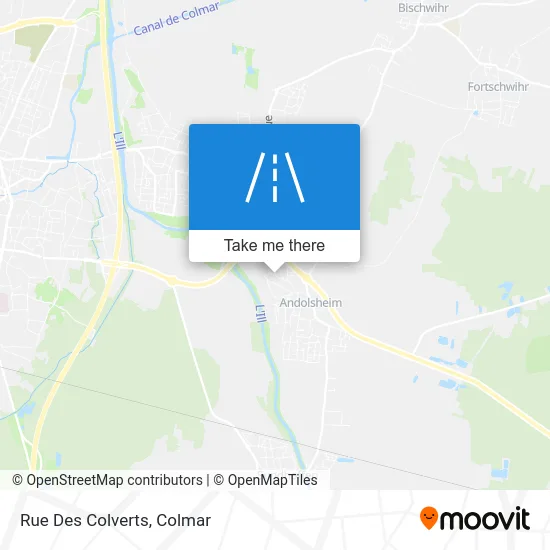 Rue Des Colverts map