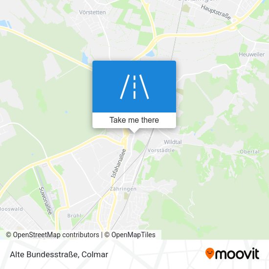 Alte Bundesstraße map