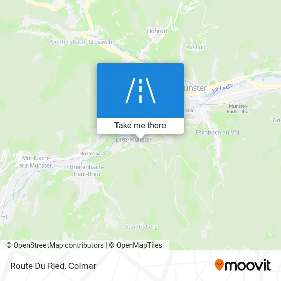 Route Du Ried map