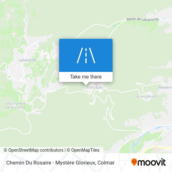 Chemin Du Rosaire - Mystère Glorieux map