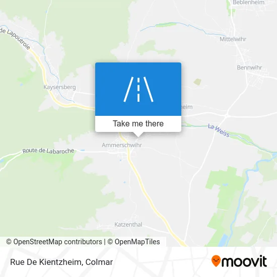 Rue De Kientzheim map