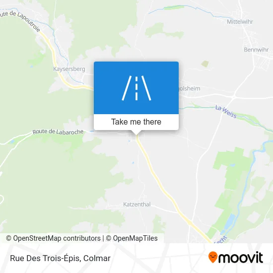 Rue Des Trois-Épis map
