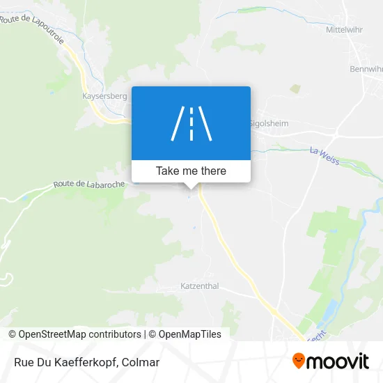 Mapa Rue Du Kaefferkopf