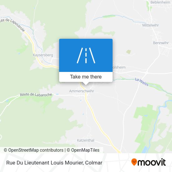 Rue Du Lieutenant Louis Mourier map