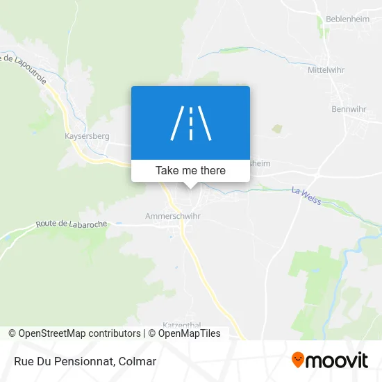 Mapa Rue Du Pensionnat