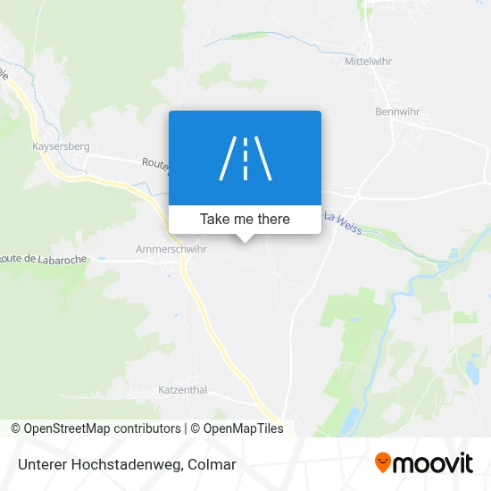 Unterer Hochstadenweg map