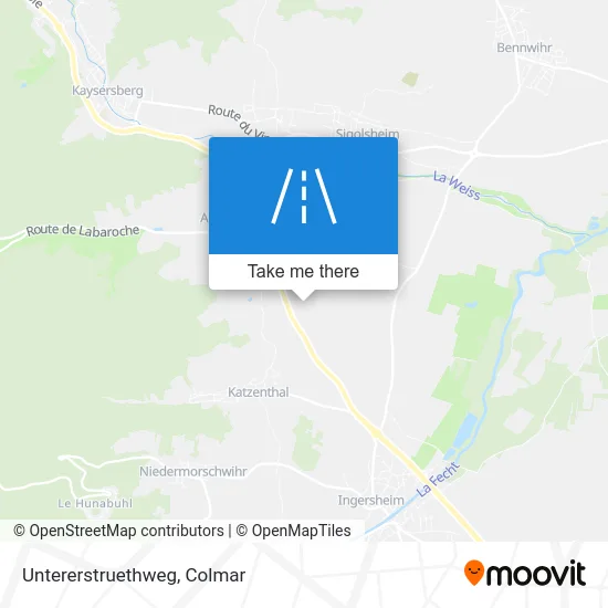 Untererstruethweg map