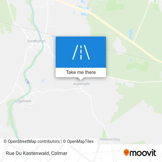 Mapa Rue Du Kastenwald