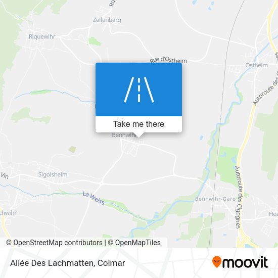 Allée Des Lachmatten map