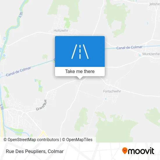 Rue Des Peupliers map