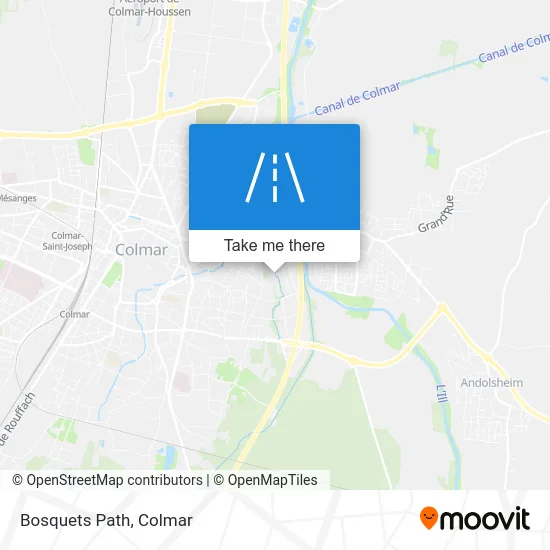 Chemin Des Bosquets map