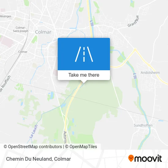 Chemin Du Neuland map