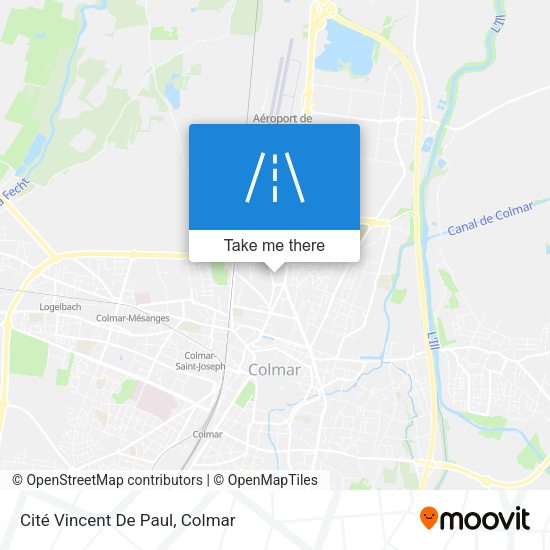 Cité Vincent De Paul map