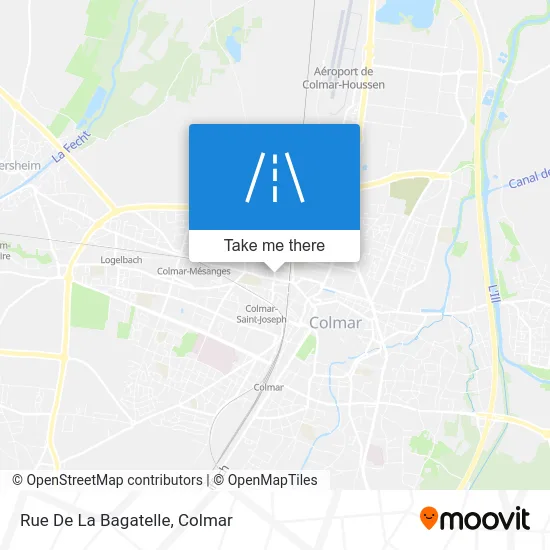 Rue De La Bagatelle map