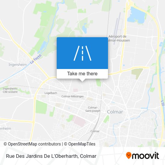 Rue Des Jardins De L'Oberharth map
