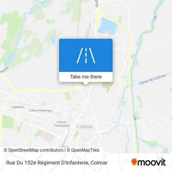 Rue Du 152e Régiment D'Infanterie map