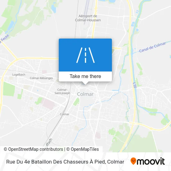 Rue Du 4e Bataillon Des Chasseurs À Pied map