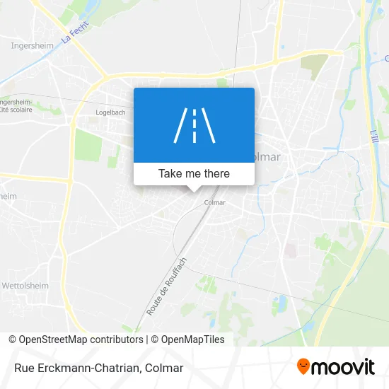 Rue Erckmann-Chatrian map
