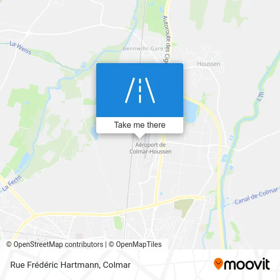 Rue Frédéric Hartmann map