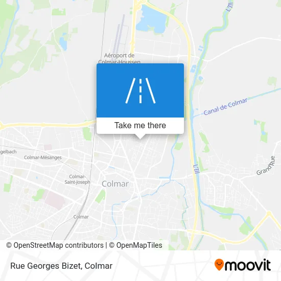 Rue Georges Bizet map