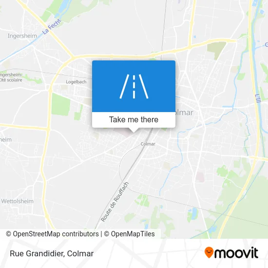Rue Grandidier map