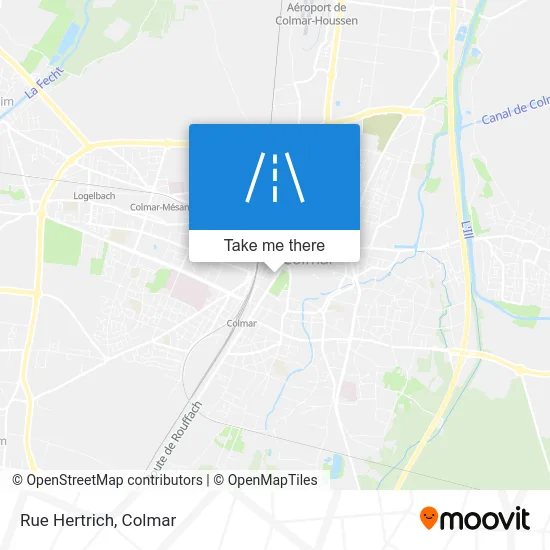 Rue Hertrich map