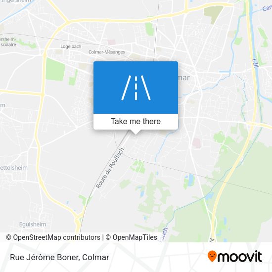 Rue Jérôme Boner map