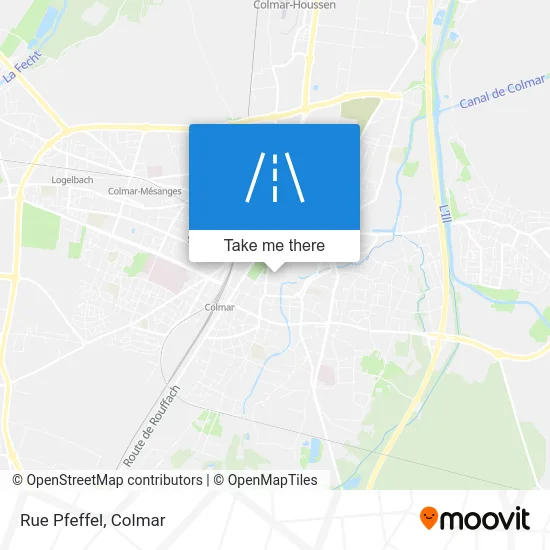 Rue Pfeffel map