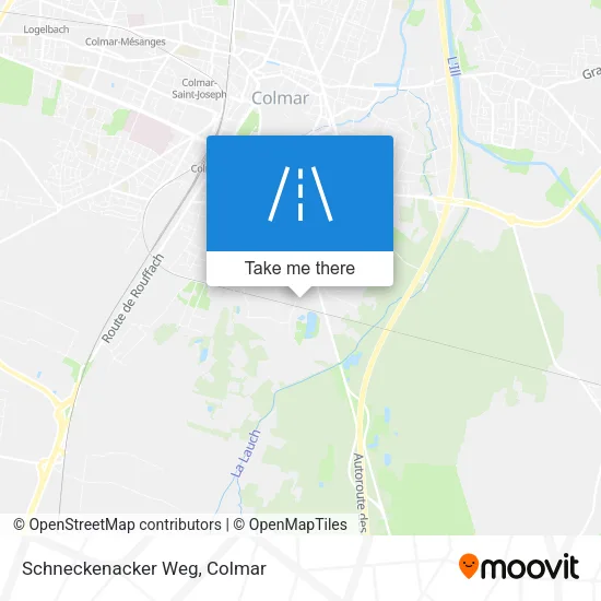 Schneckenacker Weg map