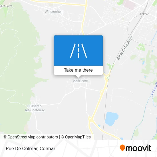 Rue De Colmar map