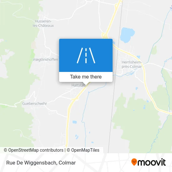 Mapa Rue De Wiggensbach