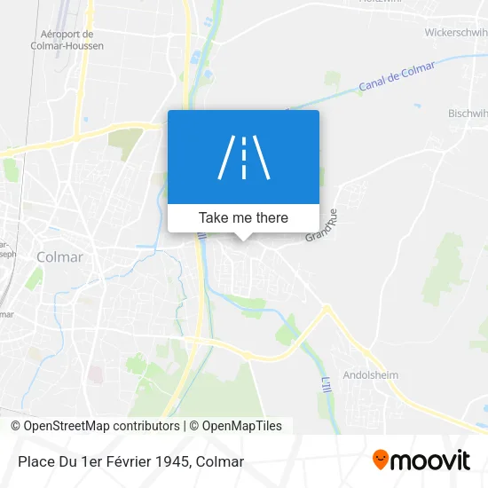 Place Du 1er Février 1945 map