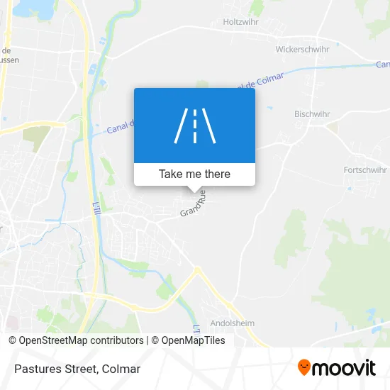 Rue Des Pâturages map