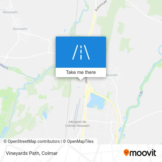 Chemin Des Vignes map