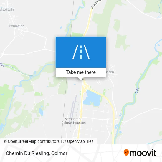 Chemin Du Riesling map