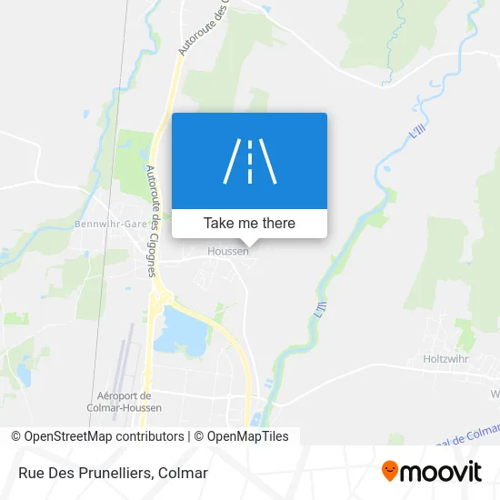 Rue Des Prunelliers map