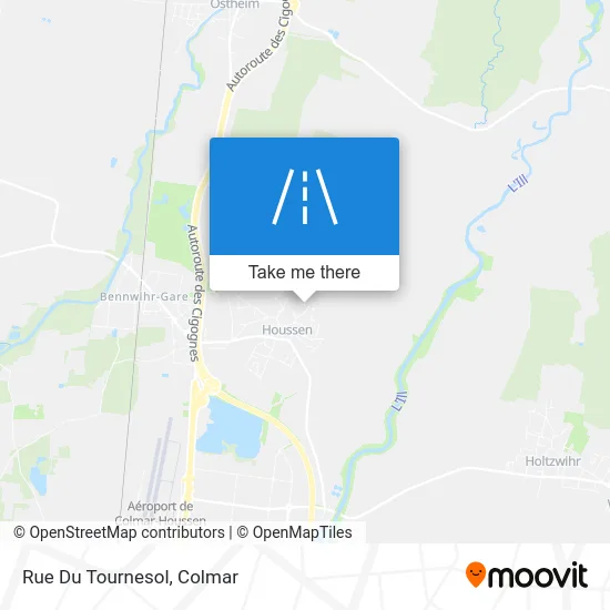 Rue Du Tournesol map