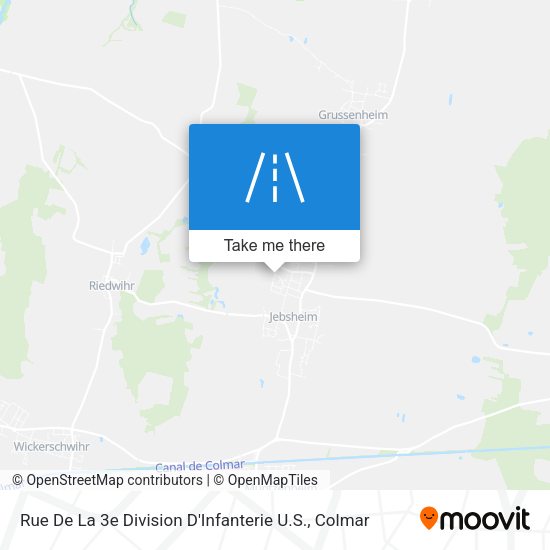 Rue De La 3e Division D'Infanterie U.S. map