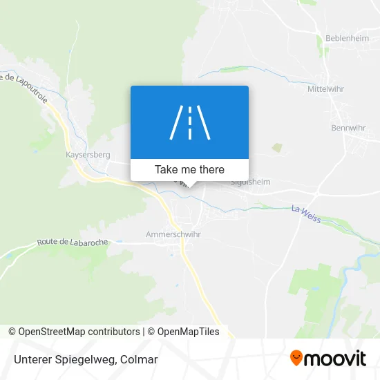 Unterer Spiegelweg map