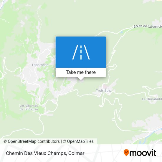 Chemin Des Vieux Champs map