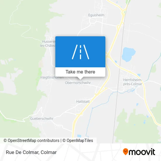 Rue De Colmar map