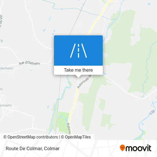 Route De Colmar map