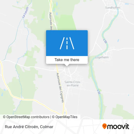 Rue André Citroën map