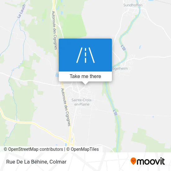 Rue De La Béhine map